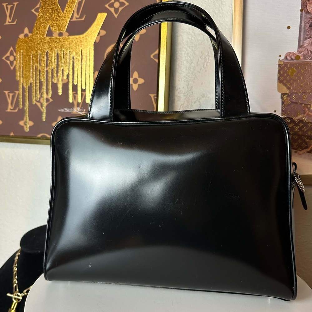 🔥Authentic GUCCI Patent Leather Crossbody Bag /Hand Bag/Shoulder Bag - Picture 5 of 13
